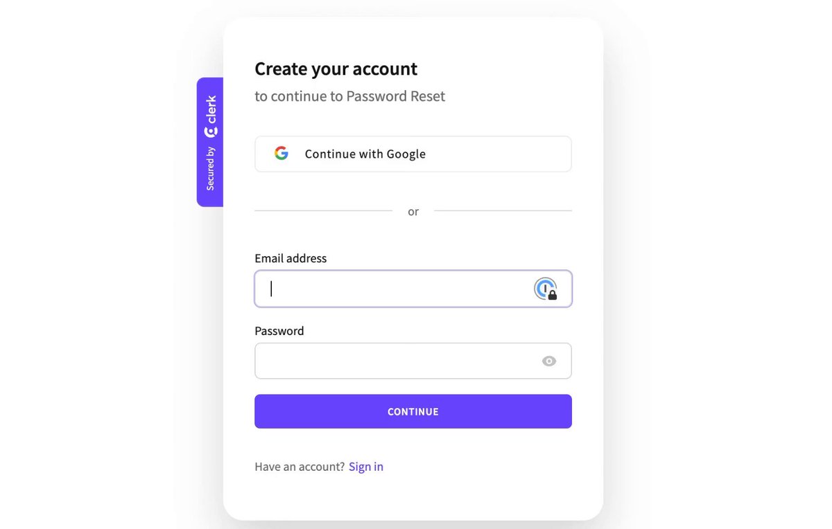 Clerk on twitter level up your app s security with our new feature