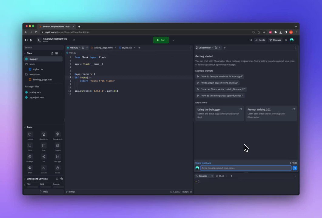 Replit тах On Twitter In Case You Missed It We Recently Rolled Out Replit Deployments Replit тах On Twitter In Case You Missed It We Recently Rolled Out Replit Deployments