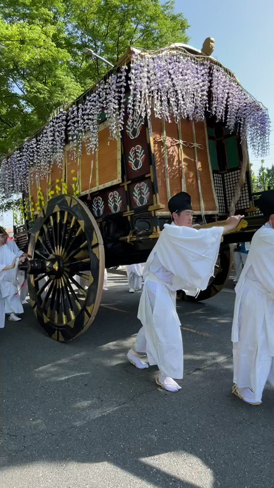 牛車のリアルな音をお聞きください。想像以上に大きいです。