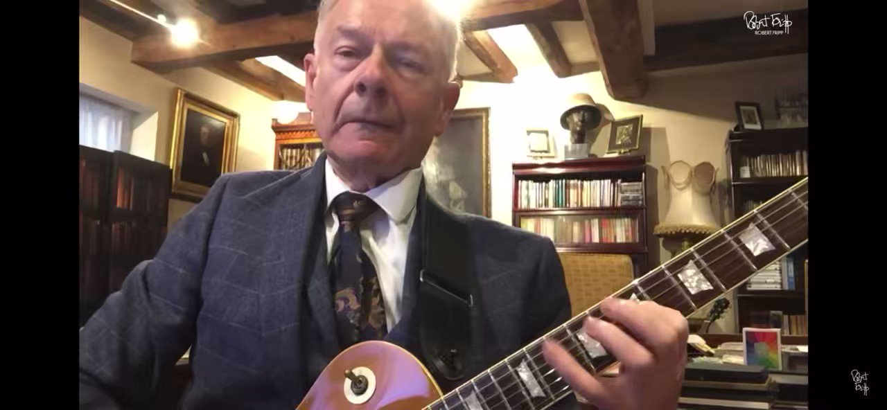 Never stop shedding! Happy birthday Robert Fripp. 