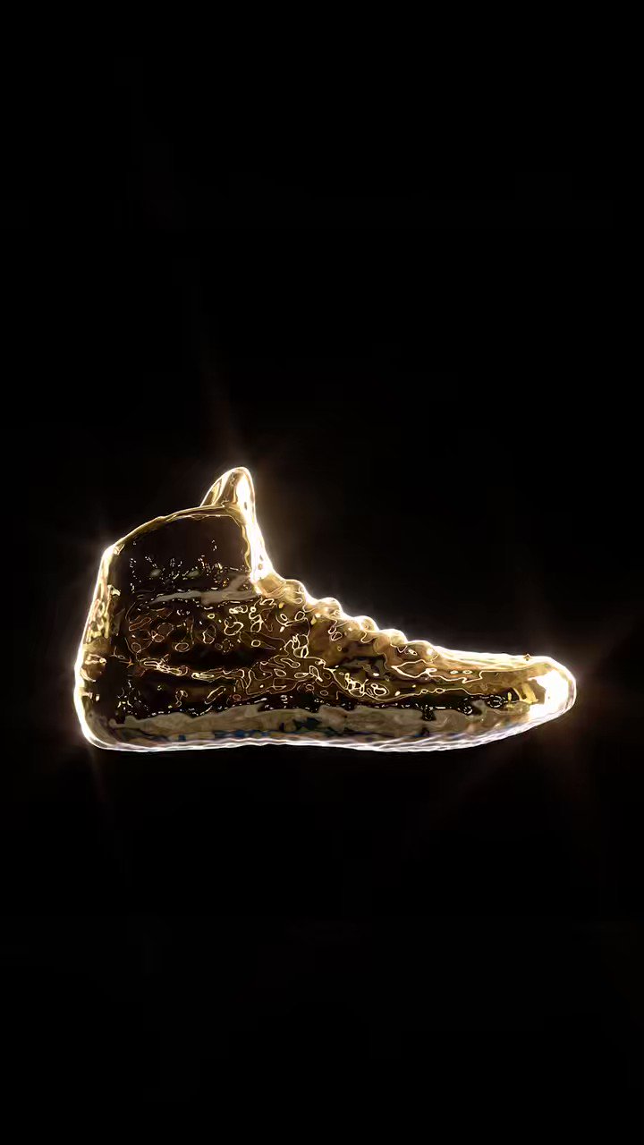 Custom Hand Painted 24K Magic Gold Nike Cortez – B Street Shoes