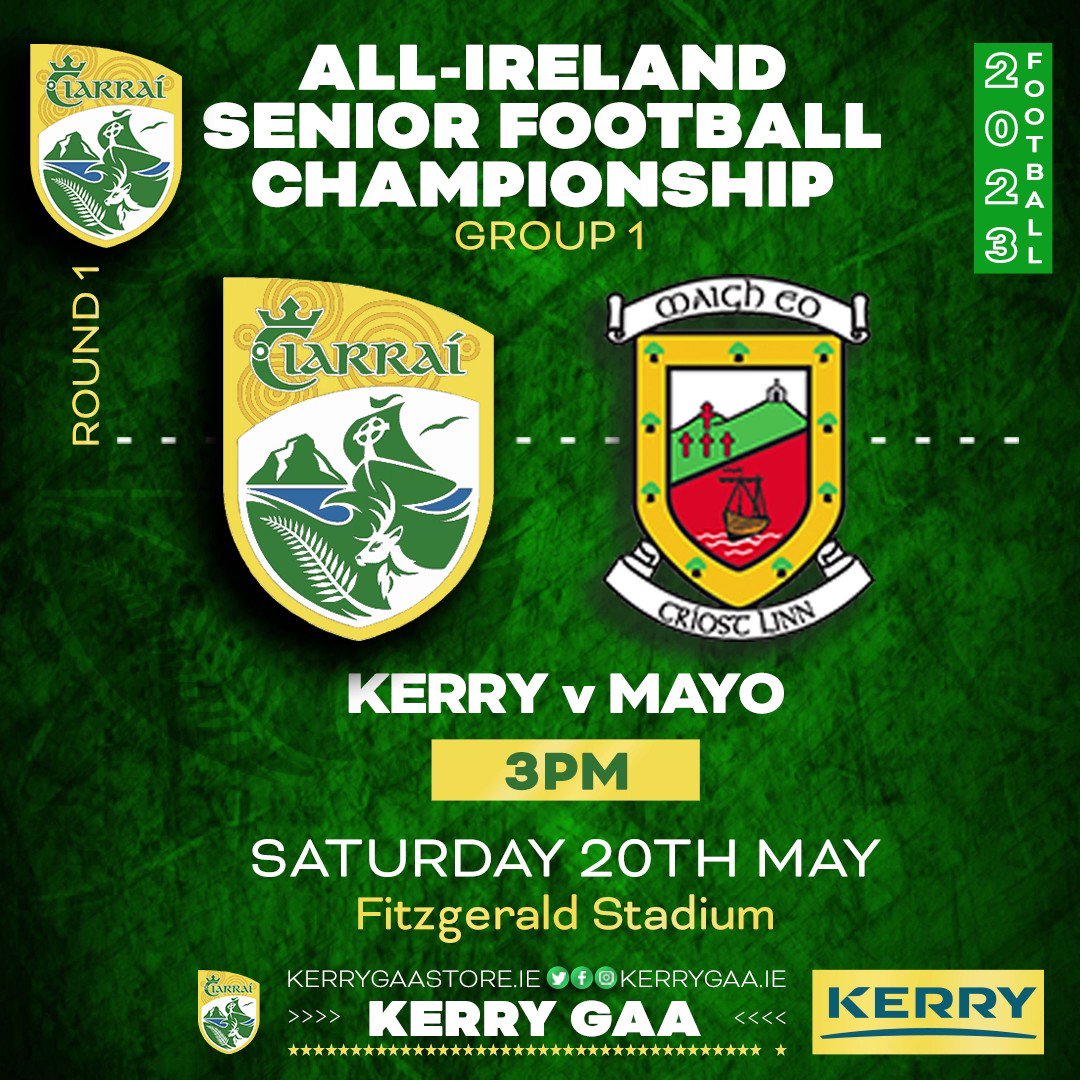Kerry GAA on Twitter "Team Announcement Kerry vs Mayo AllIreland