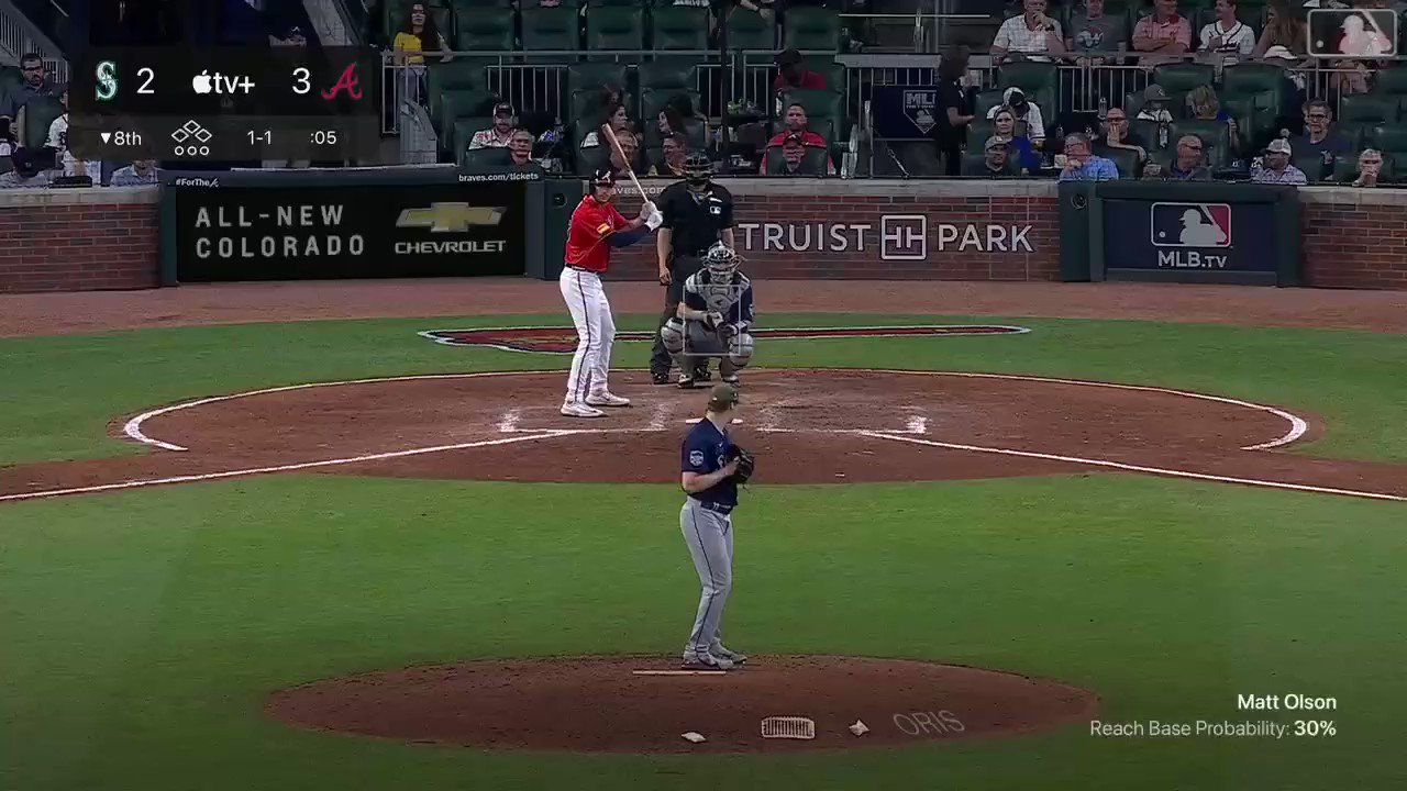 Mariners at Braves / Twitter