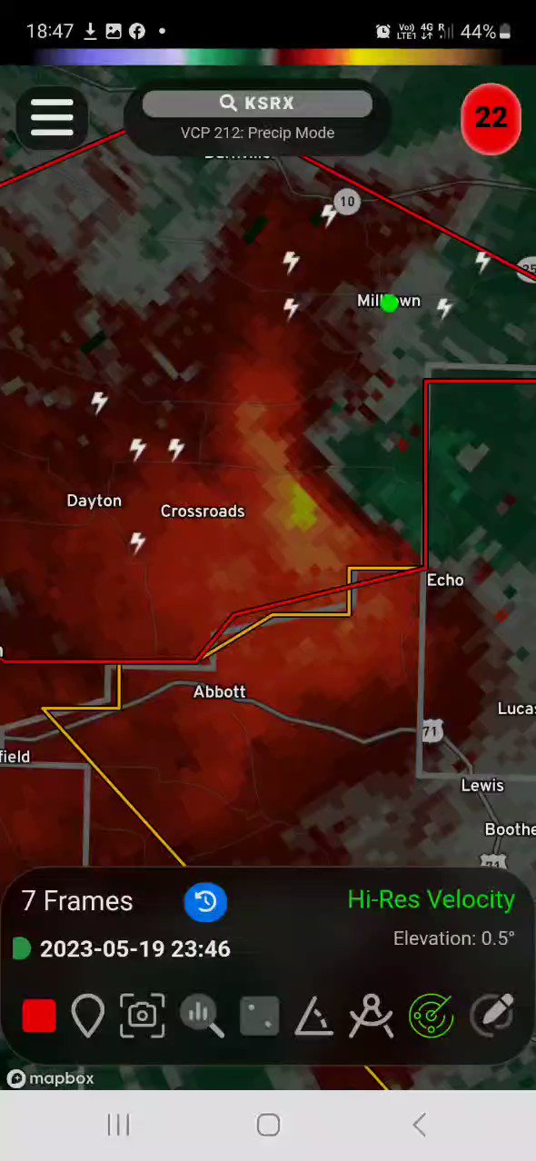 Zachary Hall on Twitter "Received this image from just east of