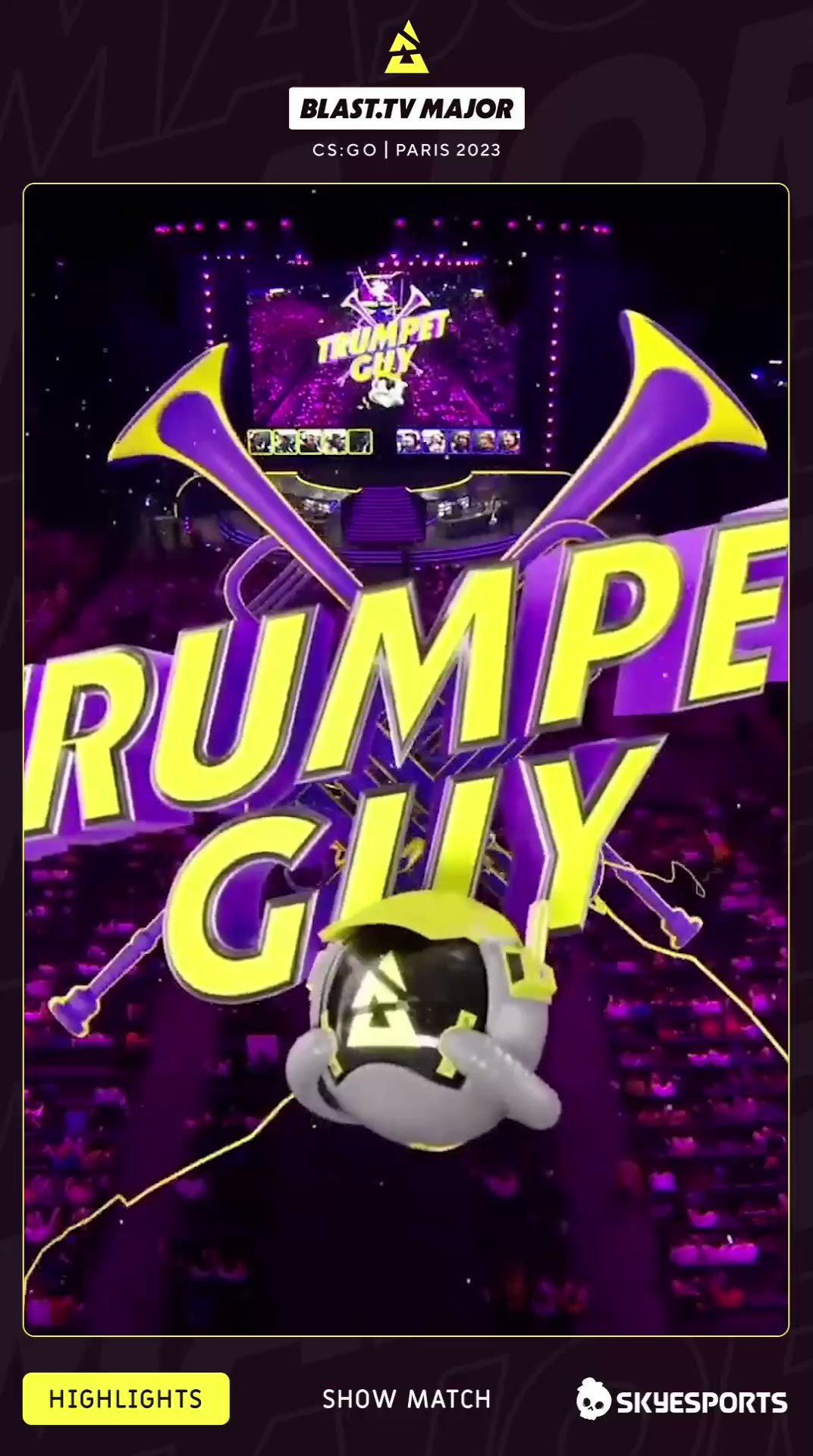 Skyesports on Twitter "The Trumpet Guy strikes back from INSIDE THE