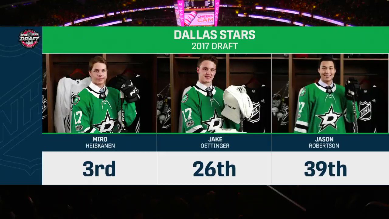 NHL on X: The Stars aligned in the 2017 #NHLDraft. 🤩   / X