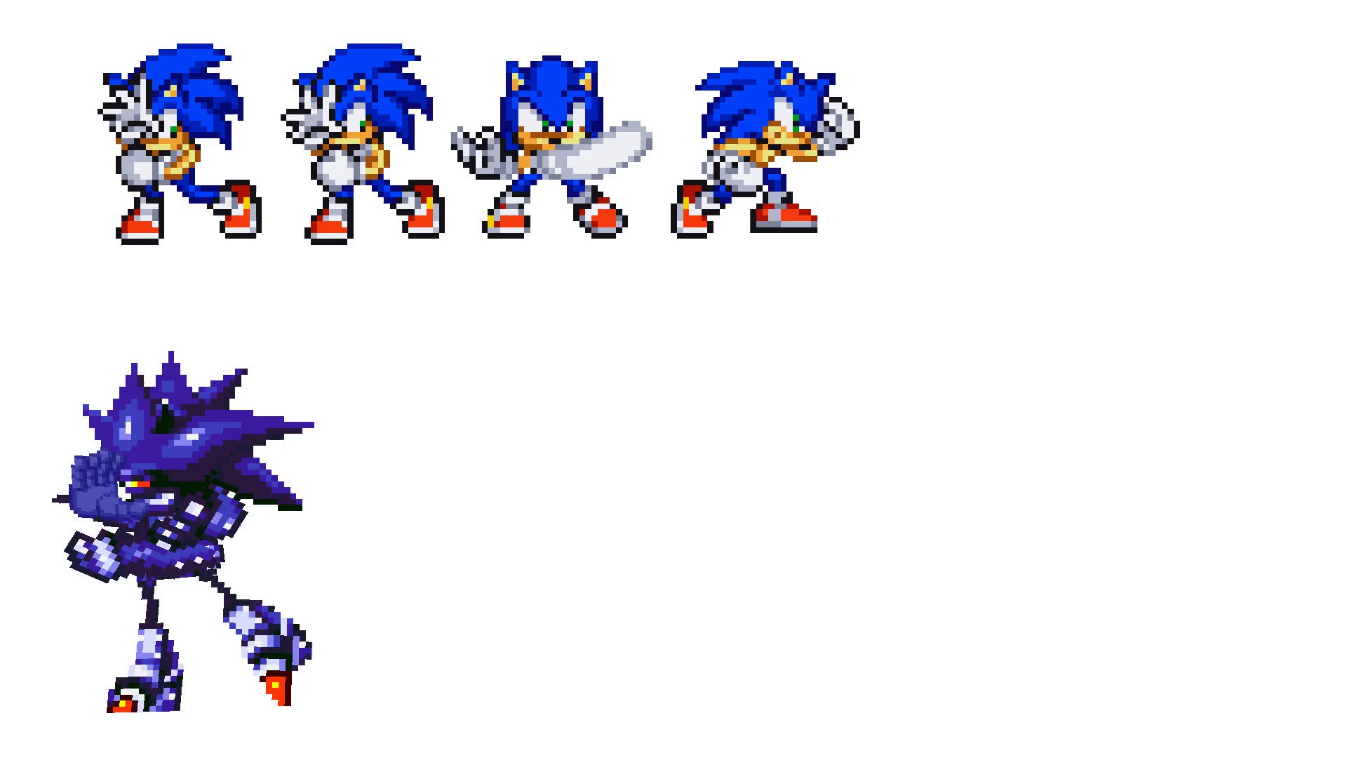 Custom Sonic Sprite Animation!