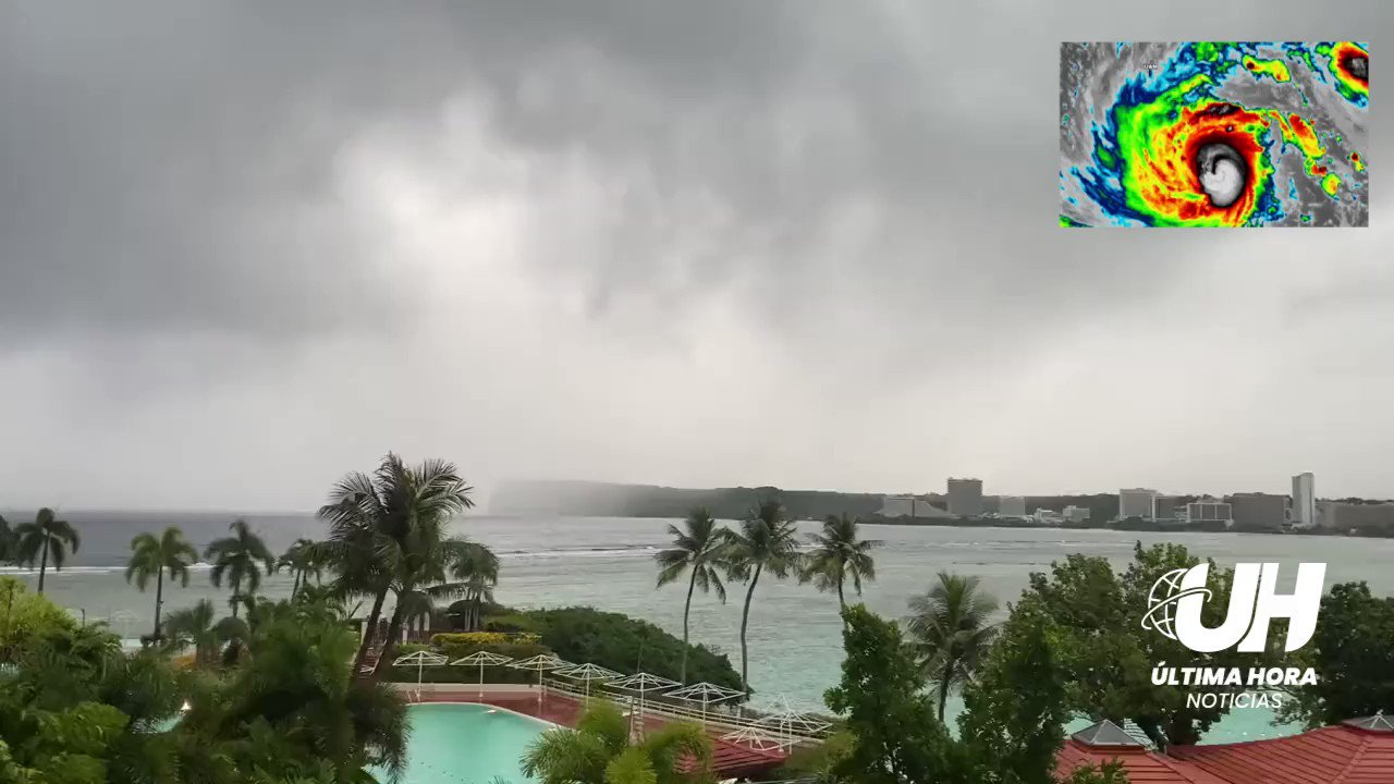 Última Hora Noticias on Twitter: “🇬🇺 | ALERTA: El poderoso tifón Mawar
