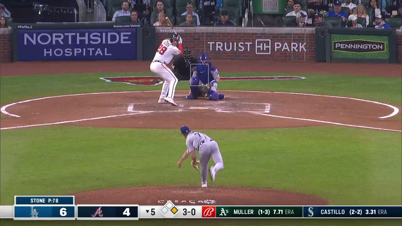Dodgers at Braves / Twitter
