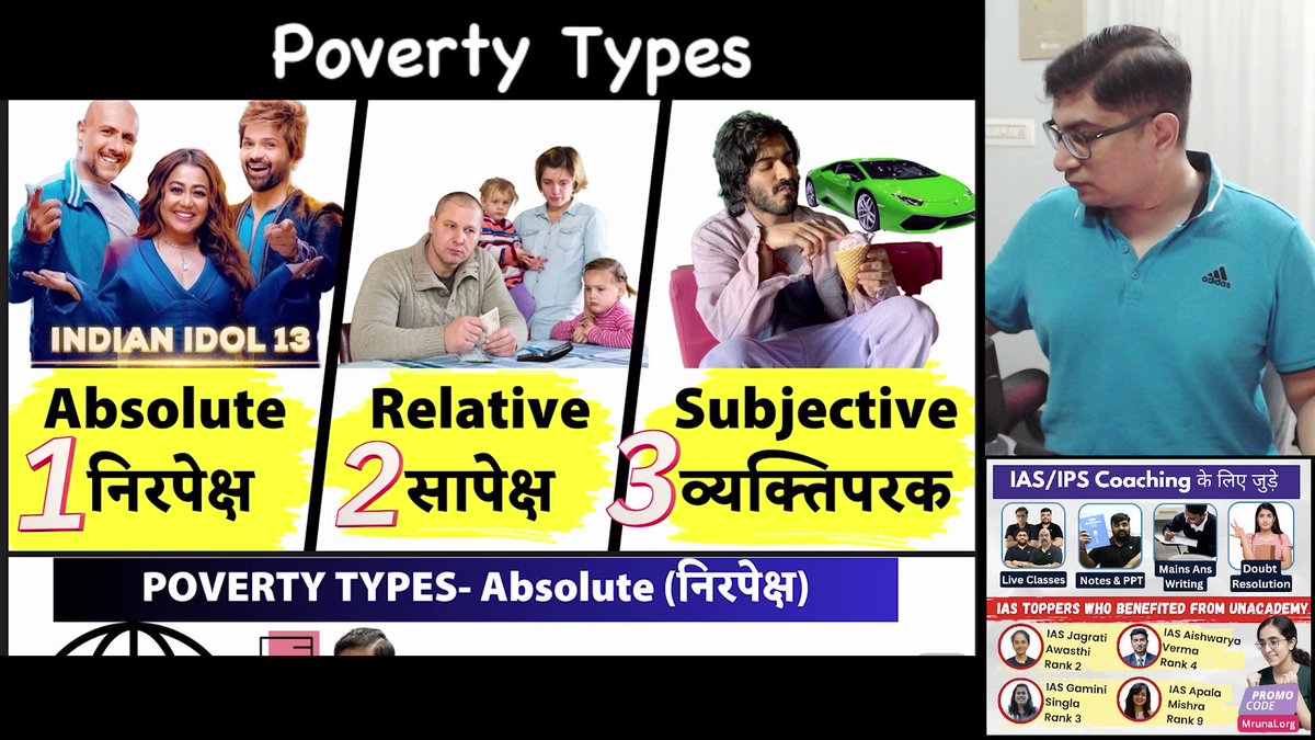 Mrunal Patel on Twitter "[Economy] Subjective Poverty, Relative