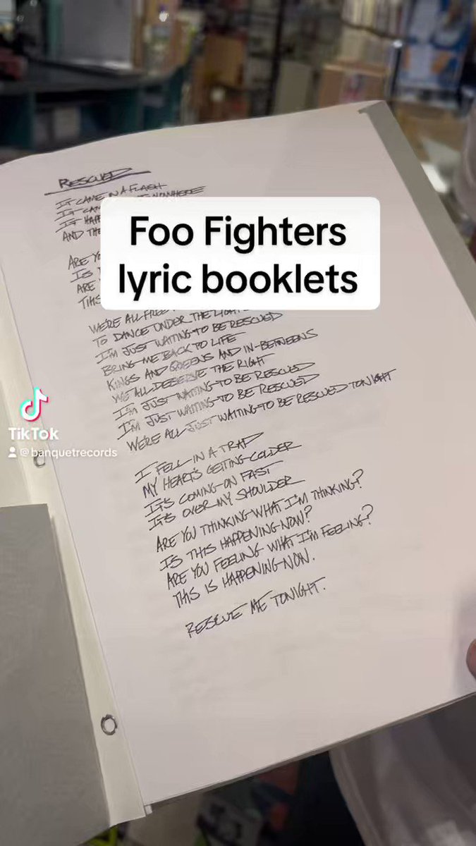 Foo Fighters's Lyrics