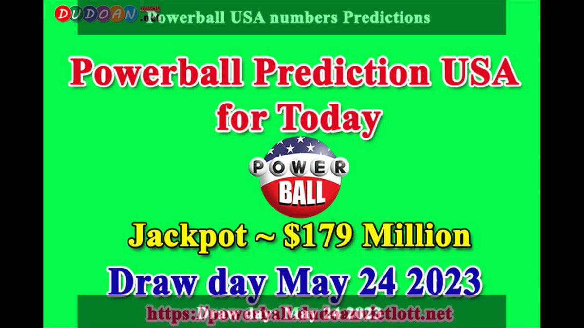 How to get Powerball USA numbers predictions on Wednesday 24-05-2023? Jackpot ~ $179 million -> https://t.co/OH6gwT1Pea https://t.co/7Wr7cl9KK9