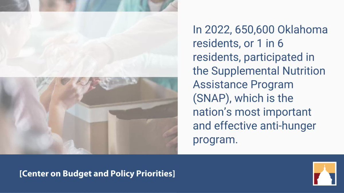 Oklahoma Policy Institute on Twitter "In 2022, 650,600 Oklahoma