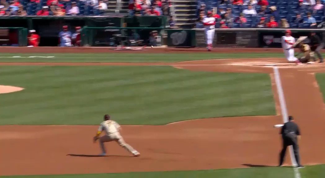 Barstool Baseball on X: Jake Cronenworth thought Kim made the catch so he  did not cover first base. Lane Thomas scored two batters later.   / X