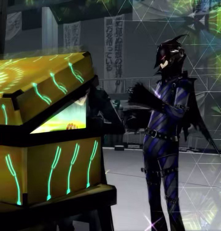 daily goro akechi on Twitter "p5r akechi’s treasure chest animations