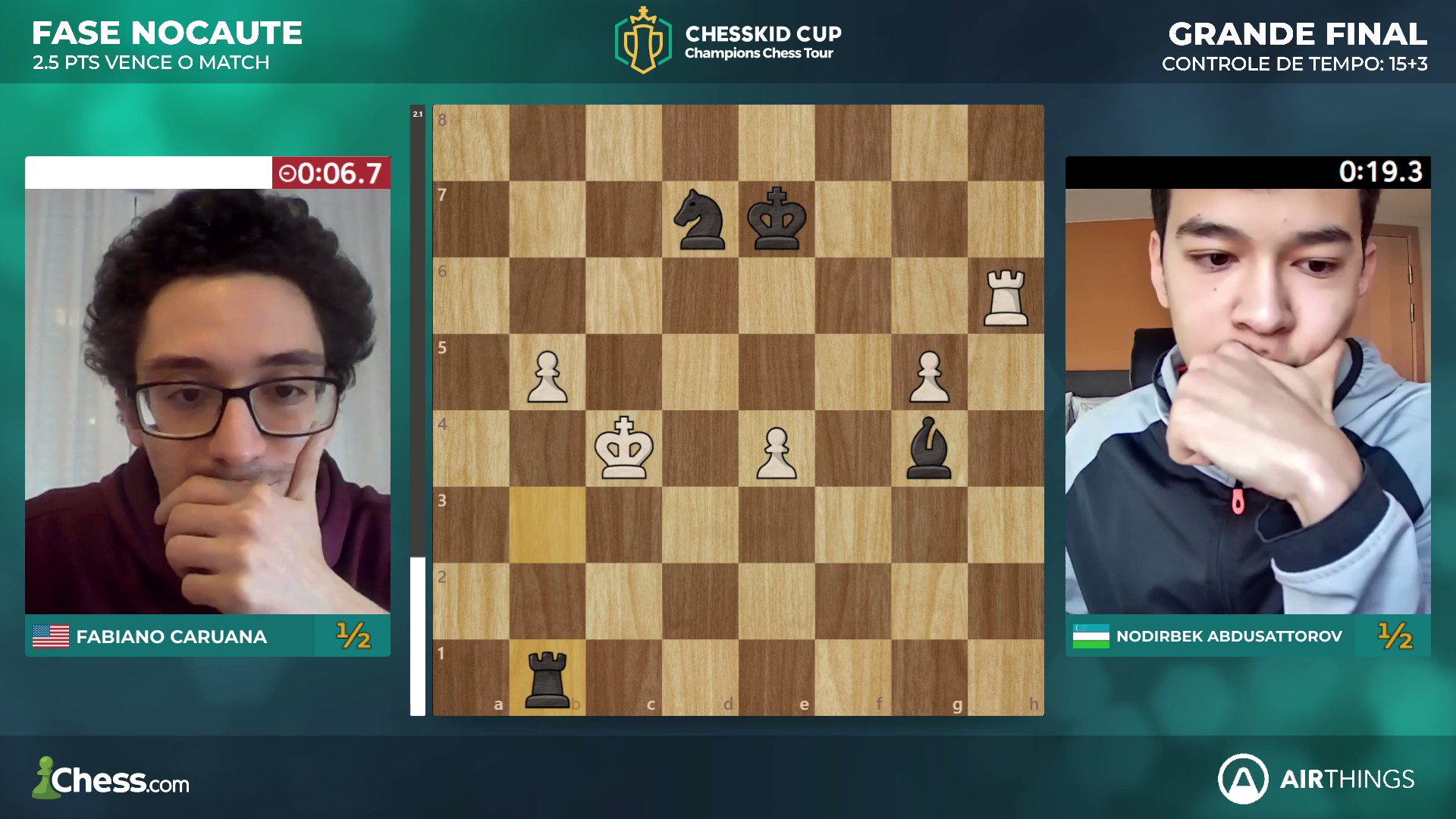 Chess.com Português on X: Abdusattorov VENCE, conta com a