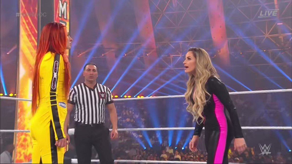 RT @bigtimeEST: Becky Lynch vs Trish Stratus | WWE Night of Champions 2023 highlights

#WWENOC https://t.co/K7x0YAiKX7