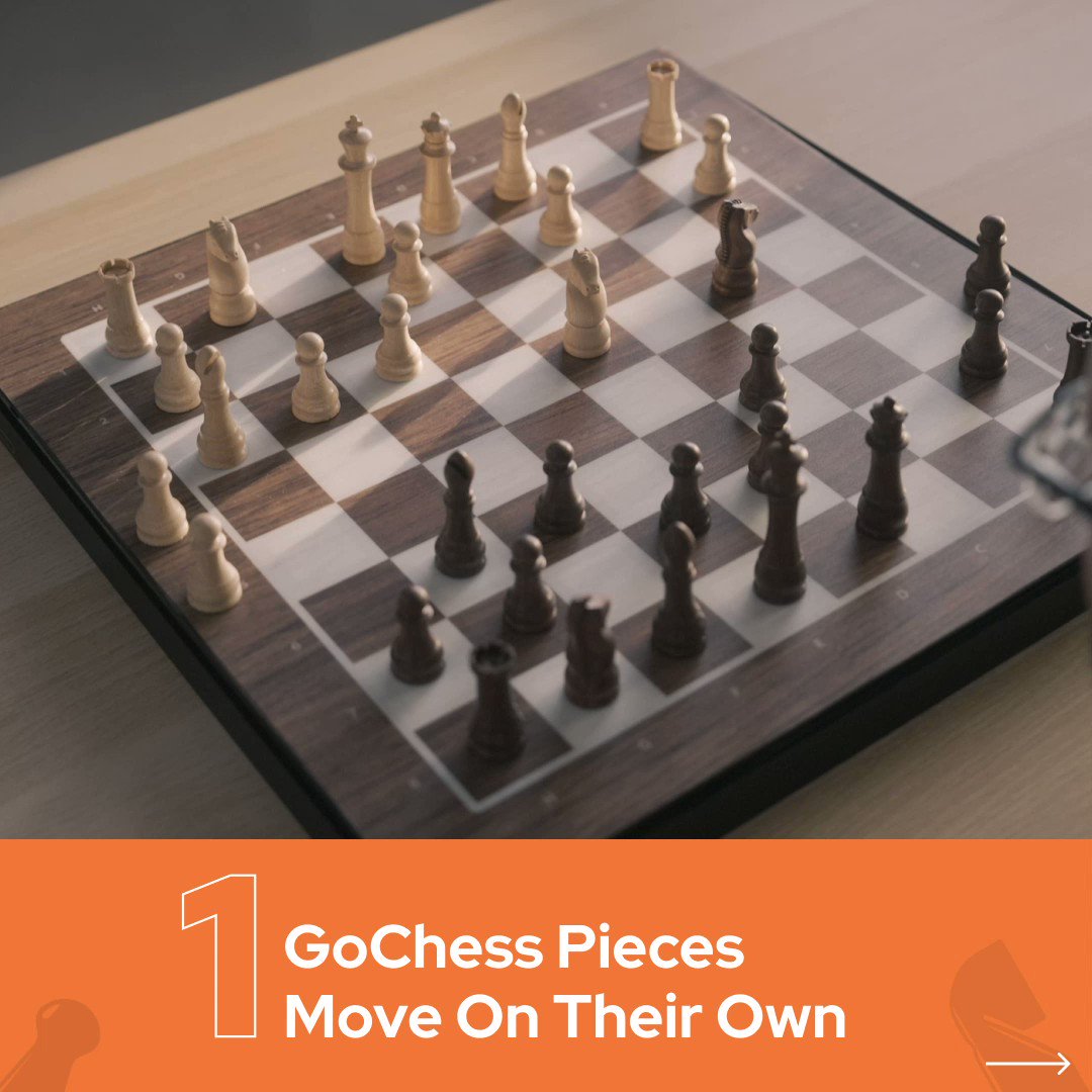 GoChess revolutionizes chess with robotically moving pieces