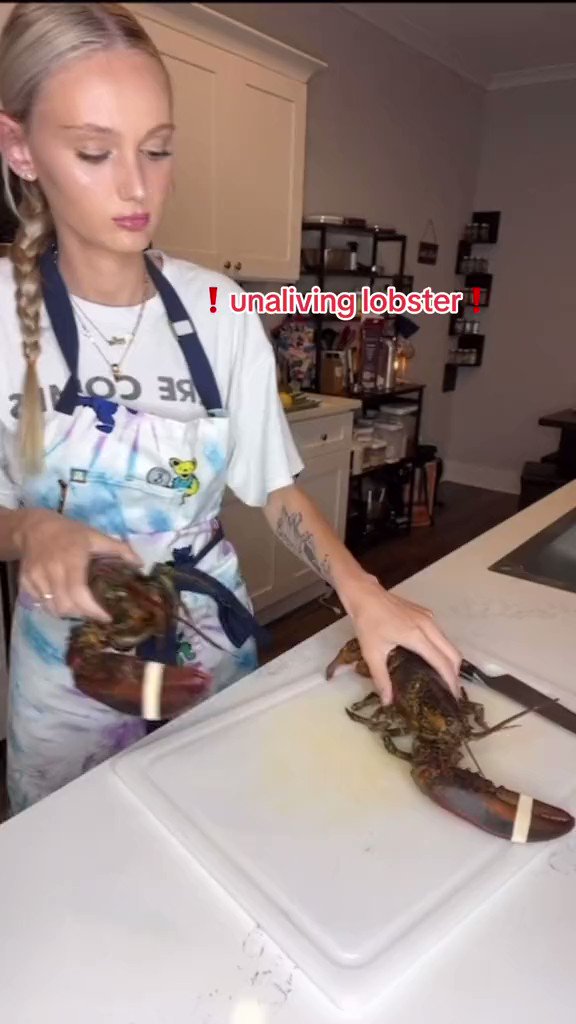 Tineke Younger on Twitter: “Making him pasta and lobster 🦞”