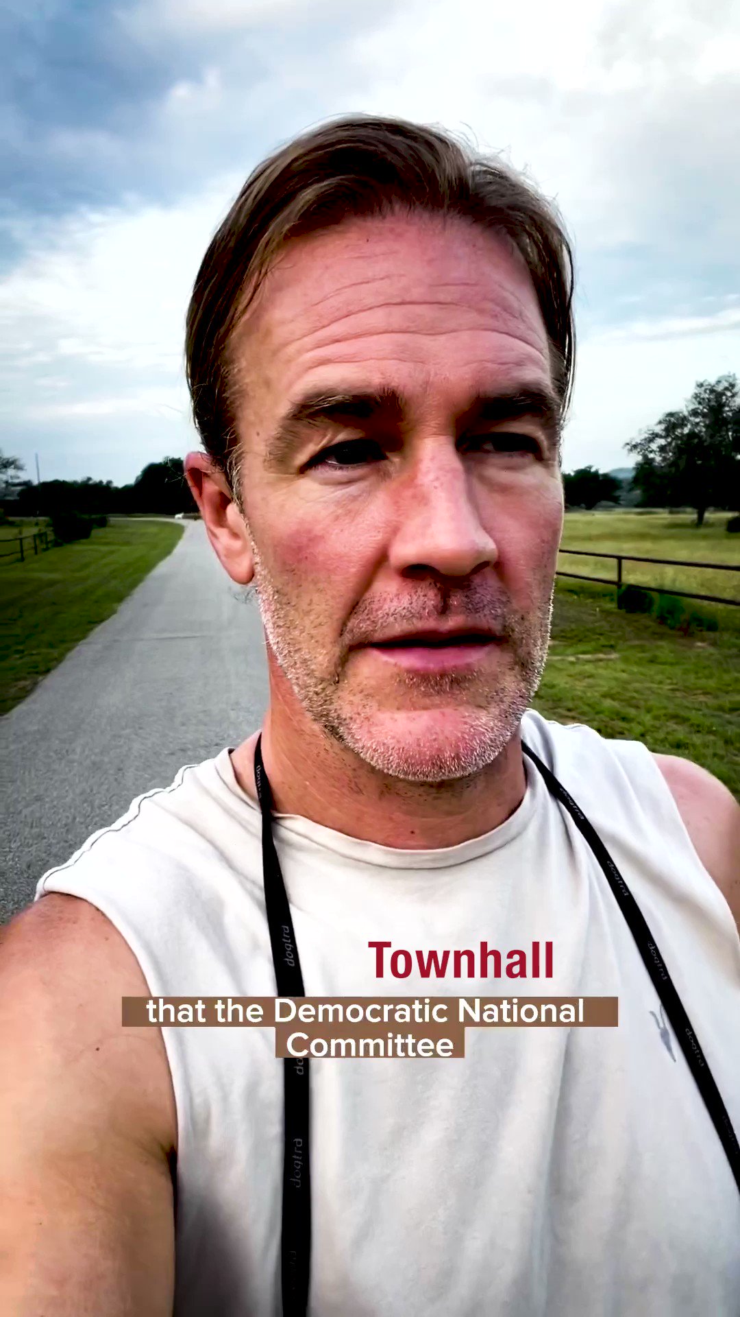 Townhall on twitter actor james van der beek posted a video on