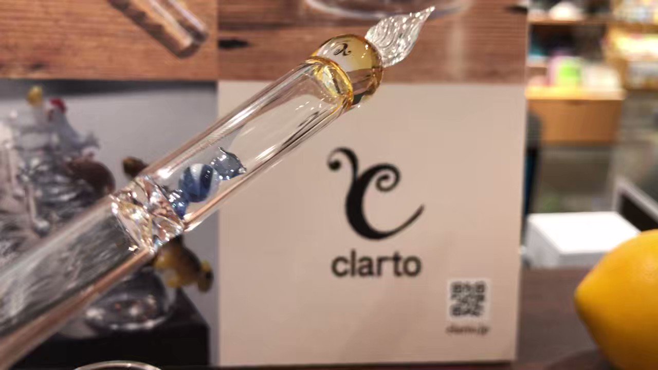 clarto　ガラスペン　レモンスカッシュ clarto ガラスペン レモンスカッシュ clarto ガラスペン レモン