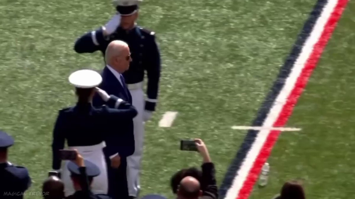 Biden falls at Air Force Academy graduation ceremony...  NmS-PX0DzCVVzBlS