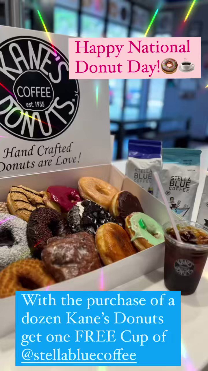 Kane’s Donuts on Twitter "Happy National Donut Day! With the purchase
