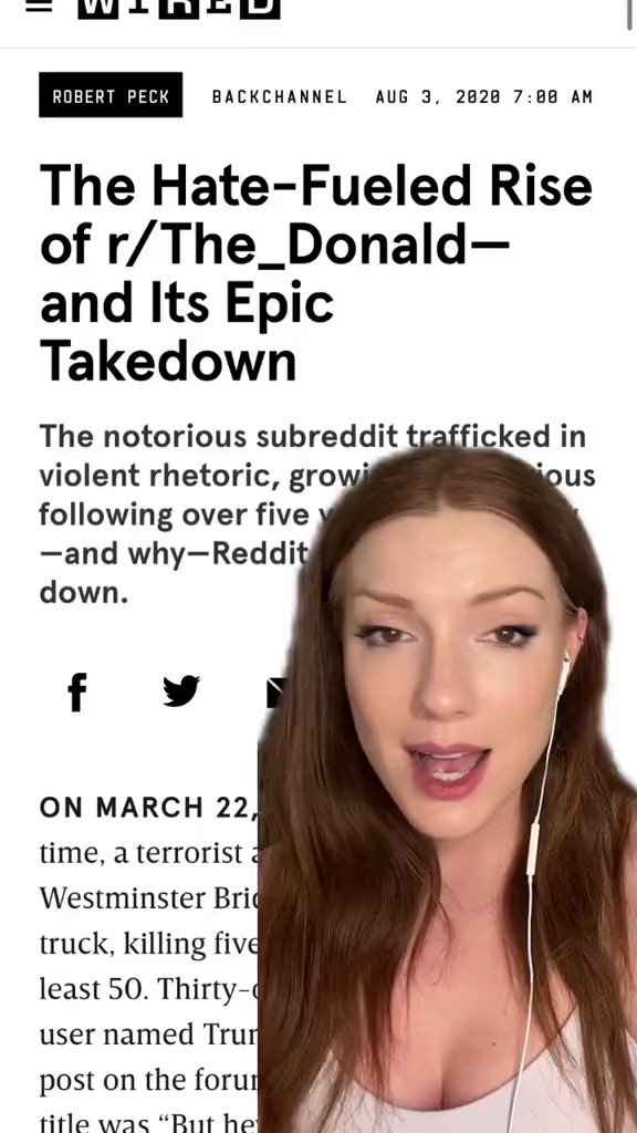 Rachel Gilmore on Twitter "A very bad website — The Donald — came up