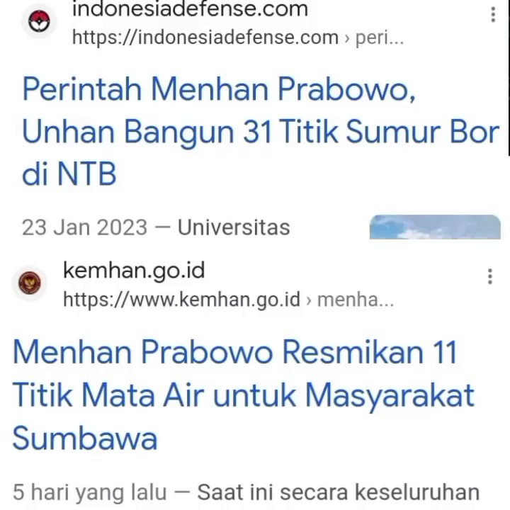 Prabowo Subianto komitmen dalam mencari titik air bersih di gunung