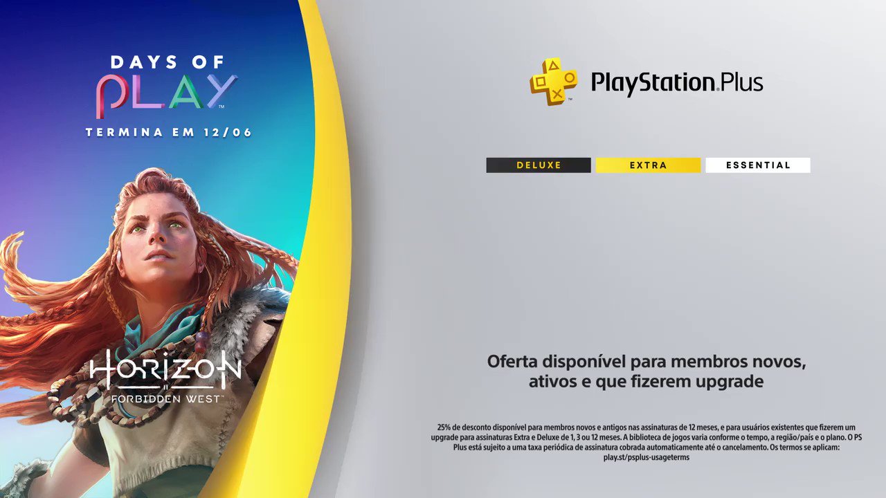 PlayStation Plus Deluxe: Assinatura de 12 meses