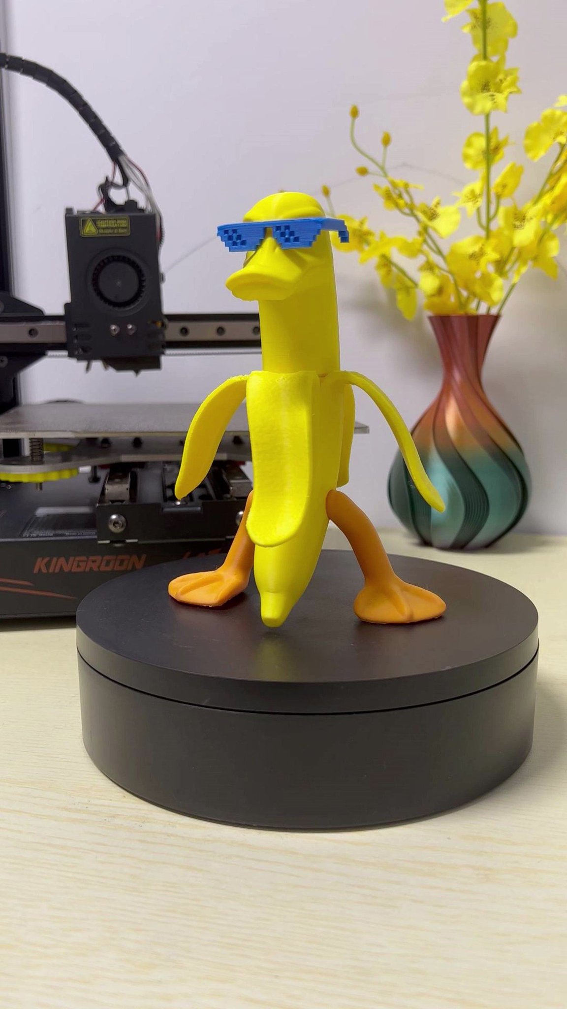 Kingroon 3D Official on Twitter "Cute BANANADUCK Designed by