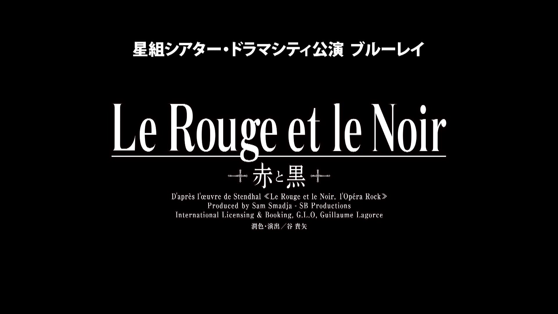 ブルーレイ 星組 『Le Rouge et le Noir 〜赤と黒〜』 宝塚歌