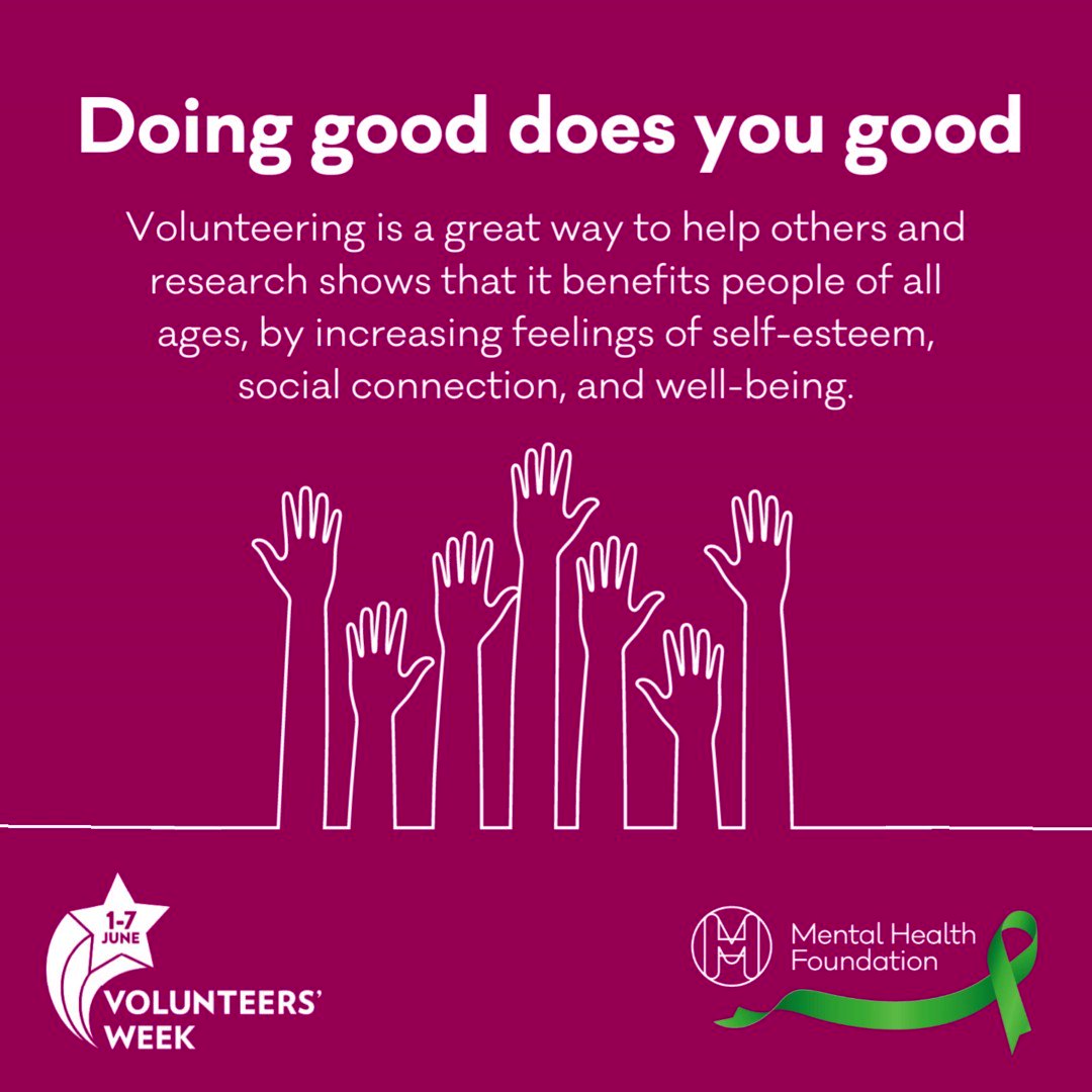 Mental Health Foundation On Twitter Volunteering Is Good For Your 