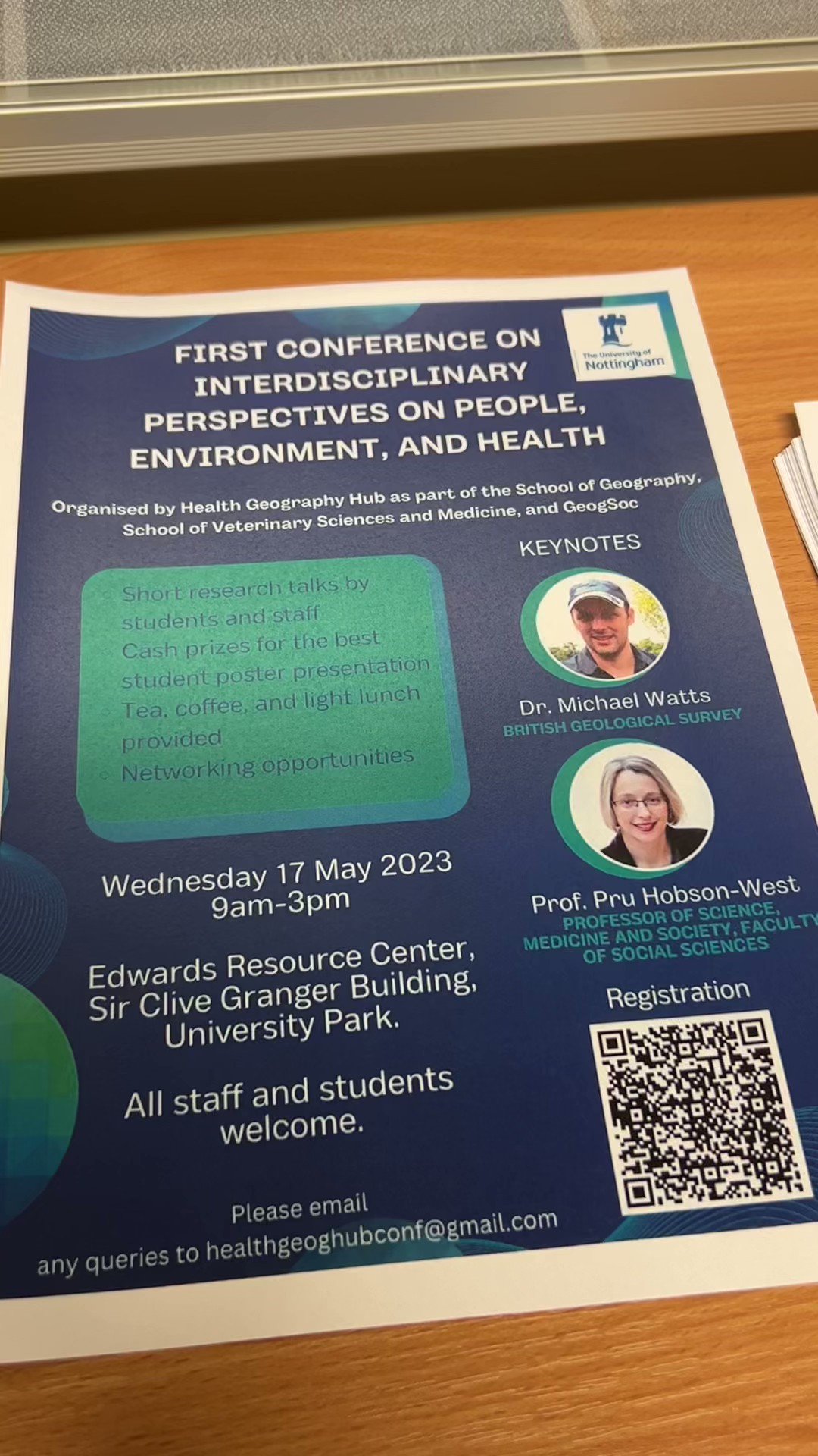 Nottingham Geography on Twitter "On the 17th May, our Health Geography