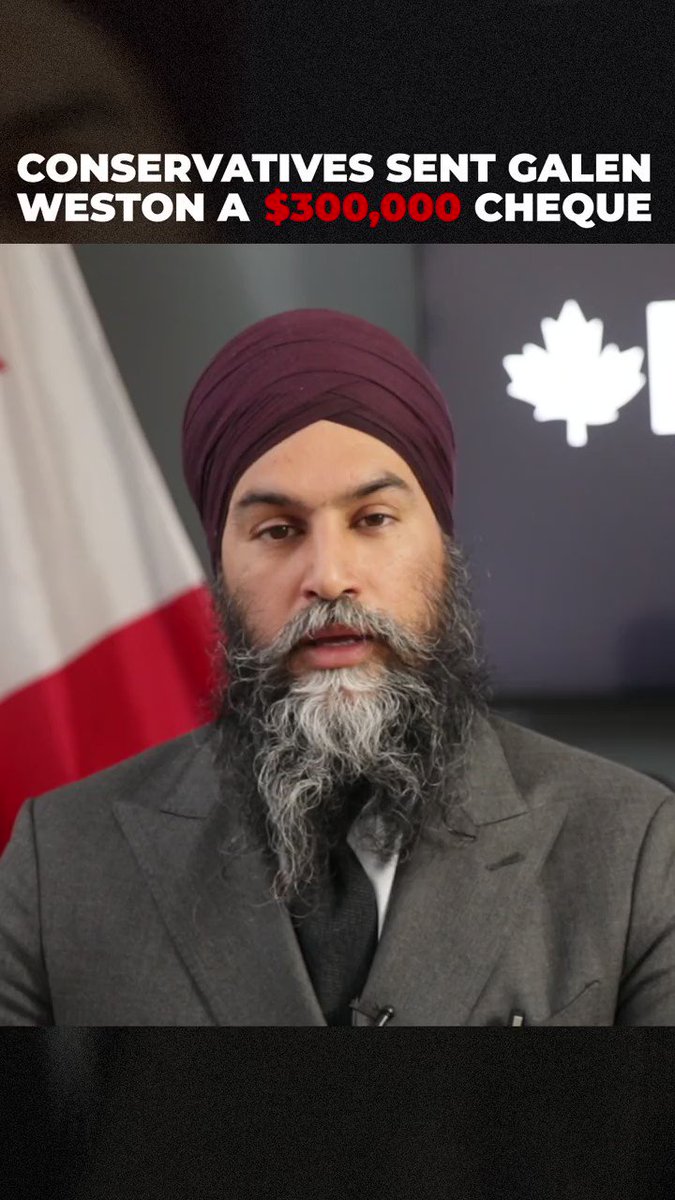 Jagmeet Singh on Twitter "300,000 more in Galen Weston's pocket(03)