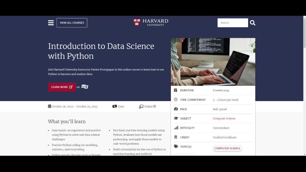 Introduction To Data Science With Python Aiche