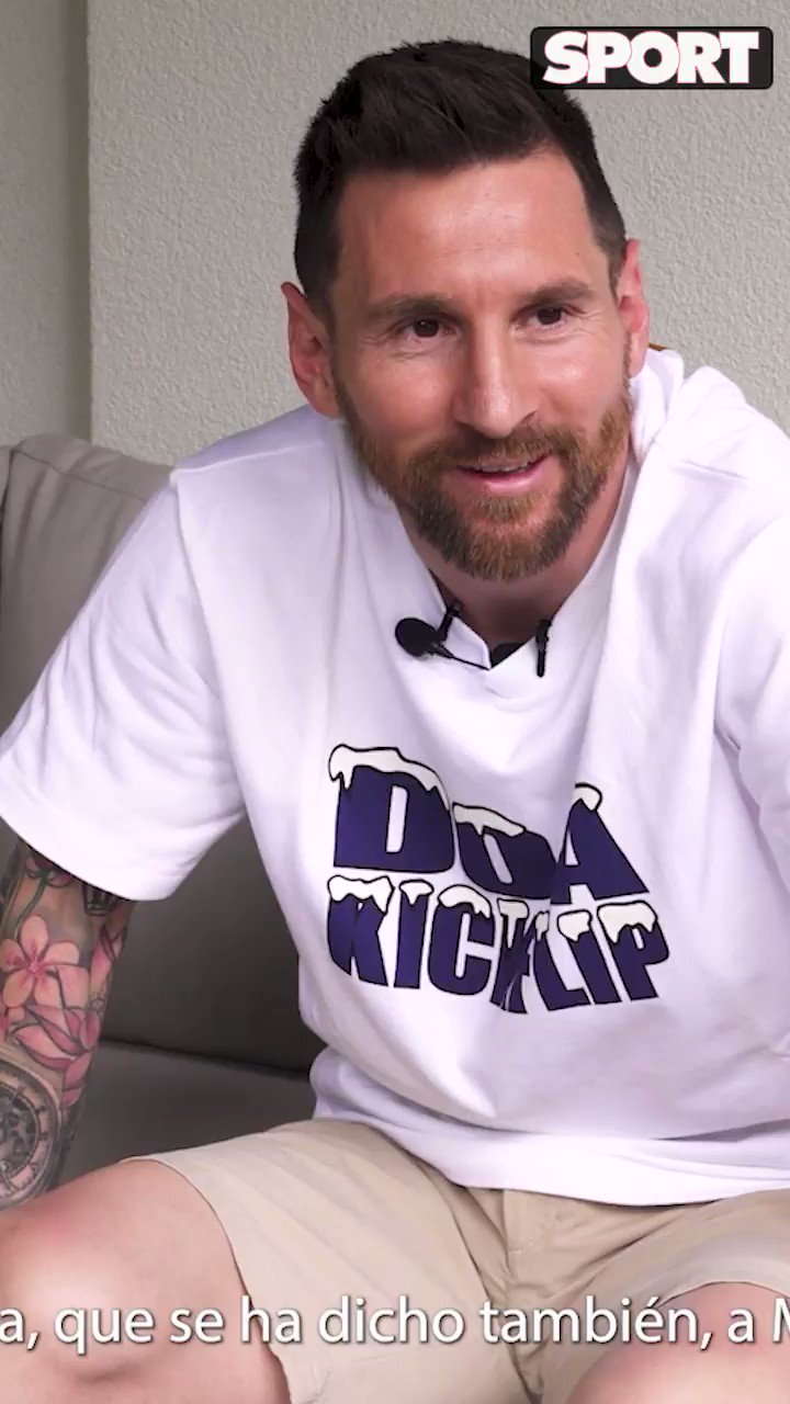 Stefano Fusaro on X: The video of Messi confirming he will play for  #InterMiamiCF  / X
