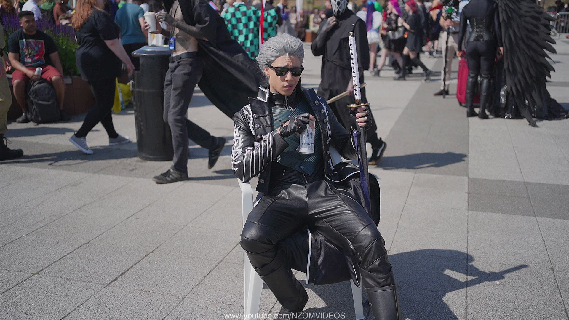 Vergil chair cosplay @ MCM Comic Con 2023