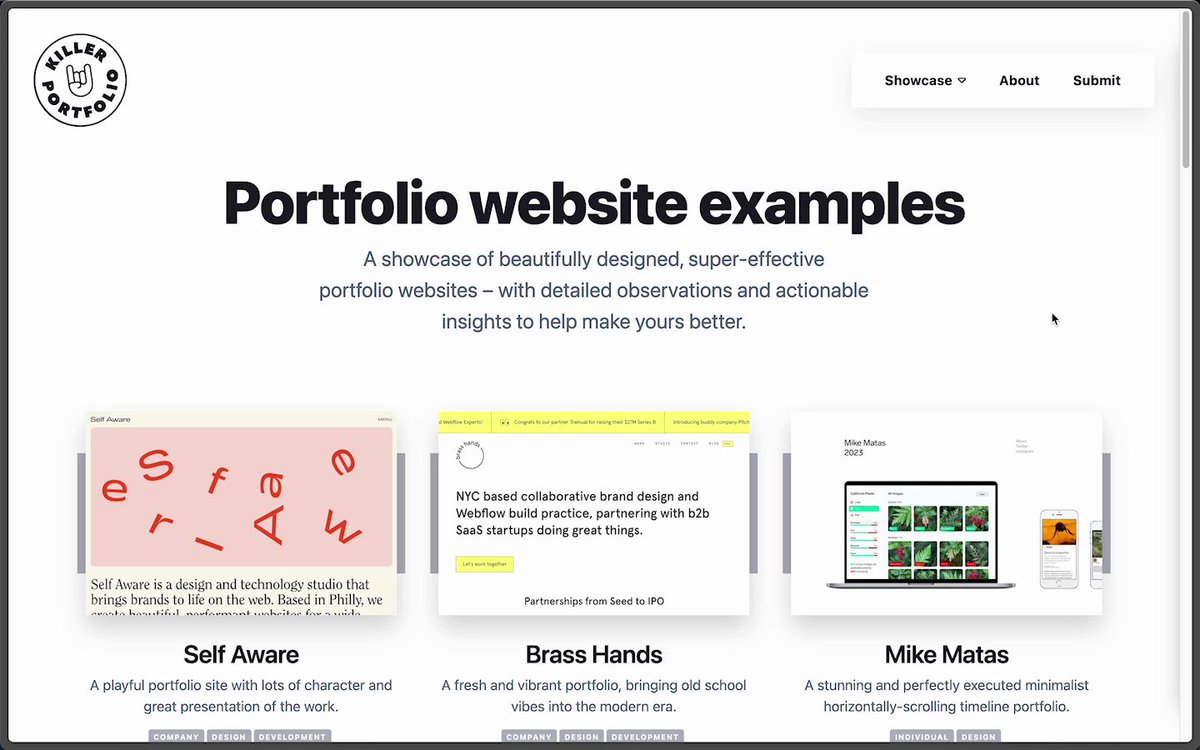 Portfolio find. Portfolio find
