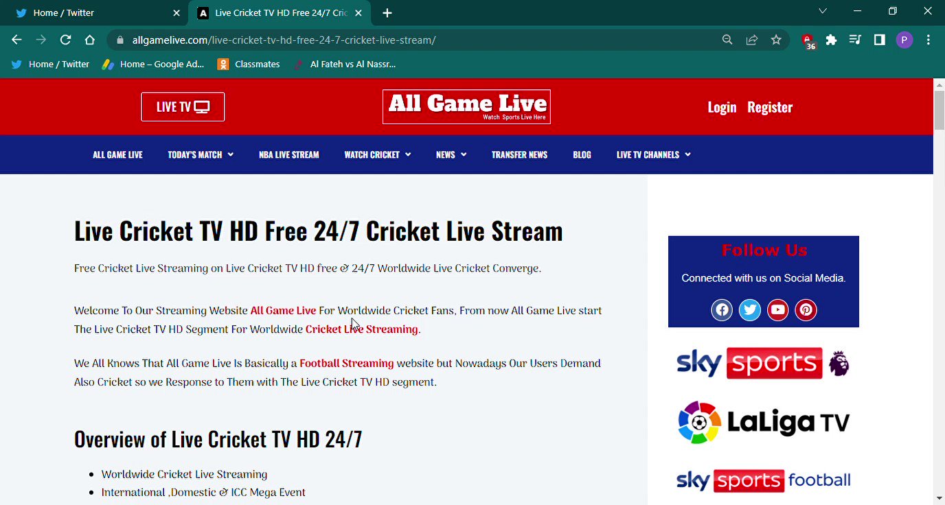 Reddit Soccer Stream (redditsoccerII) / Twitter