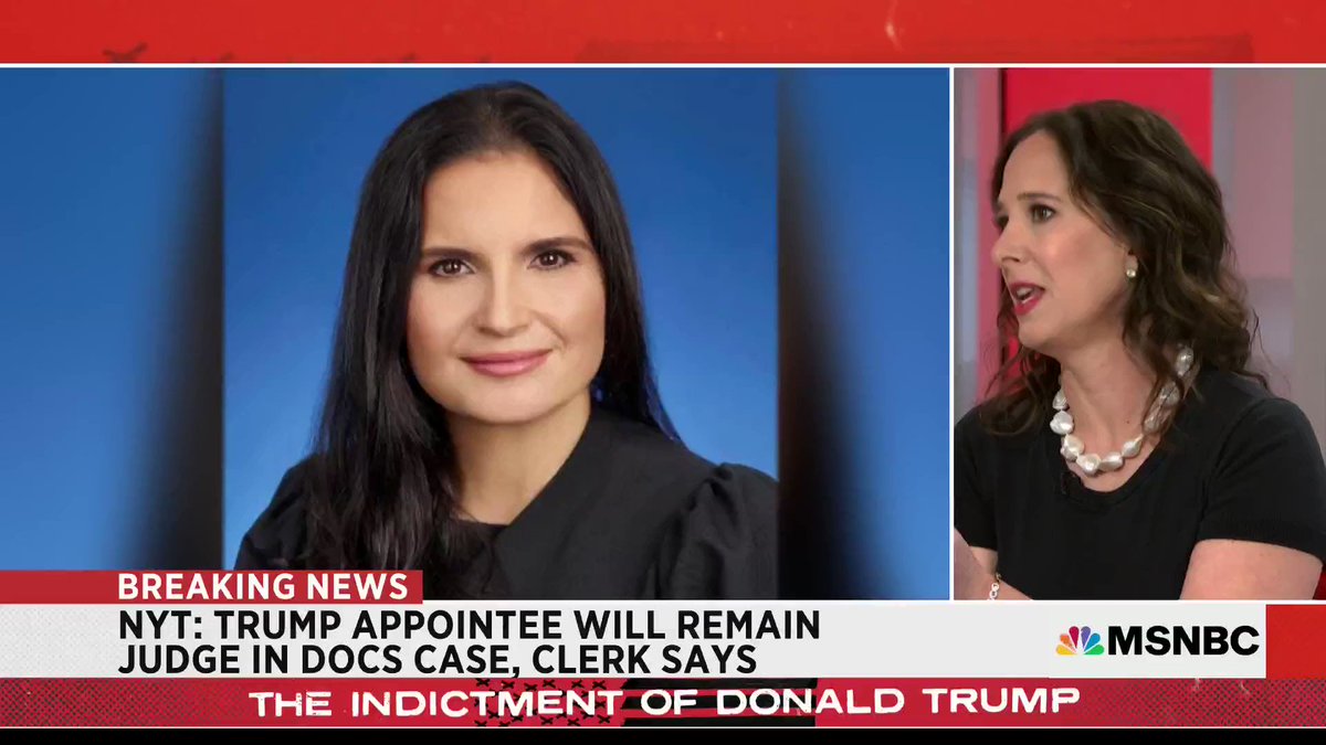 Lisa Rubin on Twitter: “Aileen Cannon got the case through random