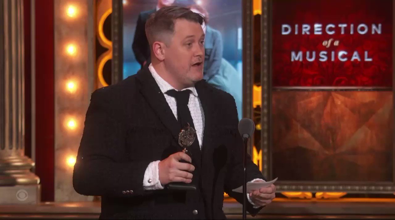 Spencer Althouse on Twitter "Michael Arden’s bleepedout Tony Award