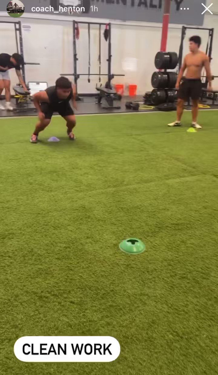 Juan Reyes on Twitter "Linebacker work continuing to get better with