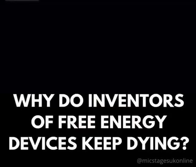 Project TABS on Twitter "Inventing a method of creating free energy is