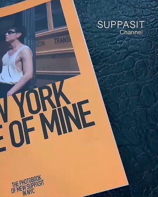 Mew Suppasit 写真集 MEW YORK STATE OF MINE Photobook《e