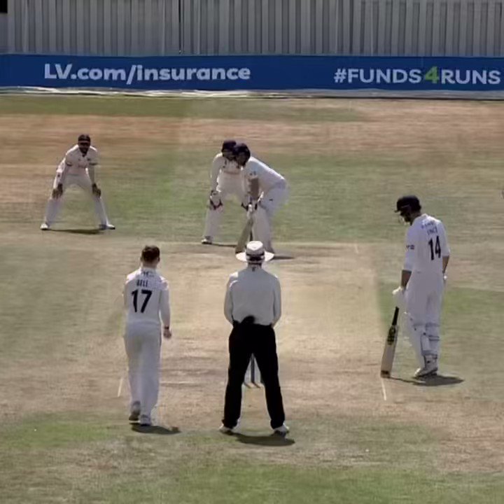 George Bell couldn't believe what he has just done 😂 #ENGvCAN, #U19CWC