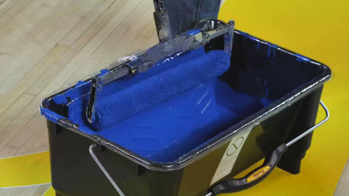 UB Athletics on Twitter "Letting the paint dry… UBhornsUP 🤘"