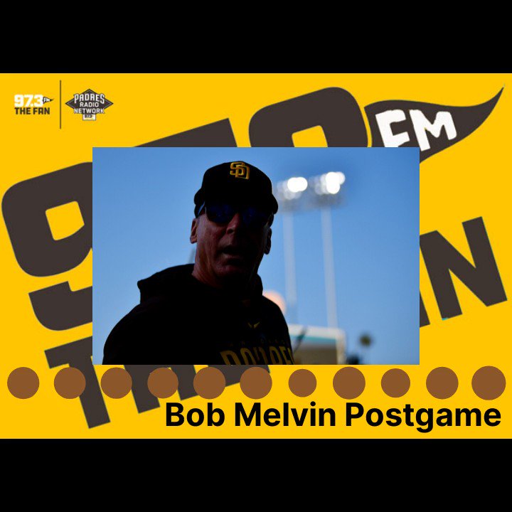 Friar phil on twitter rt 973thefansd bob melvin shared his