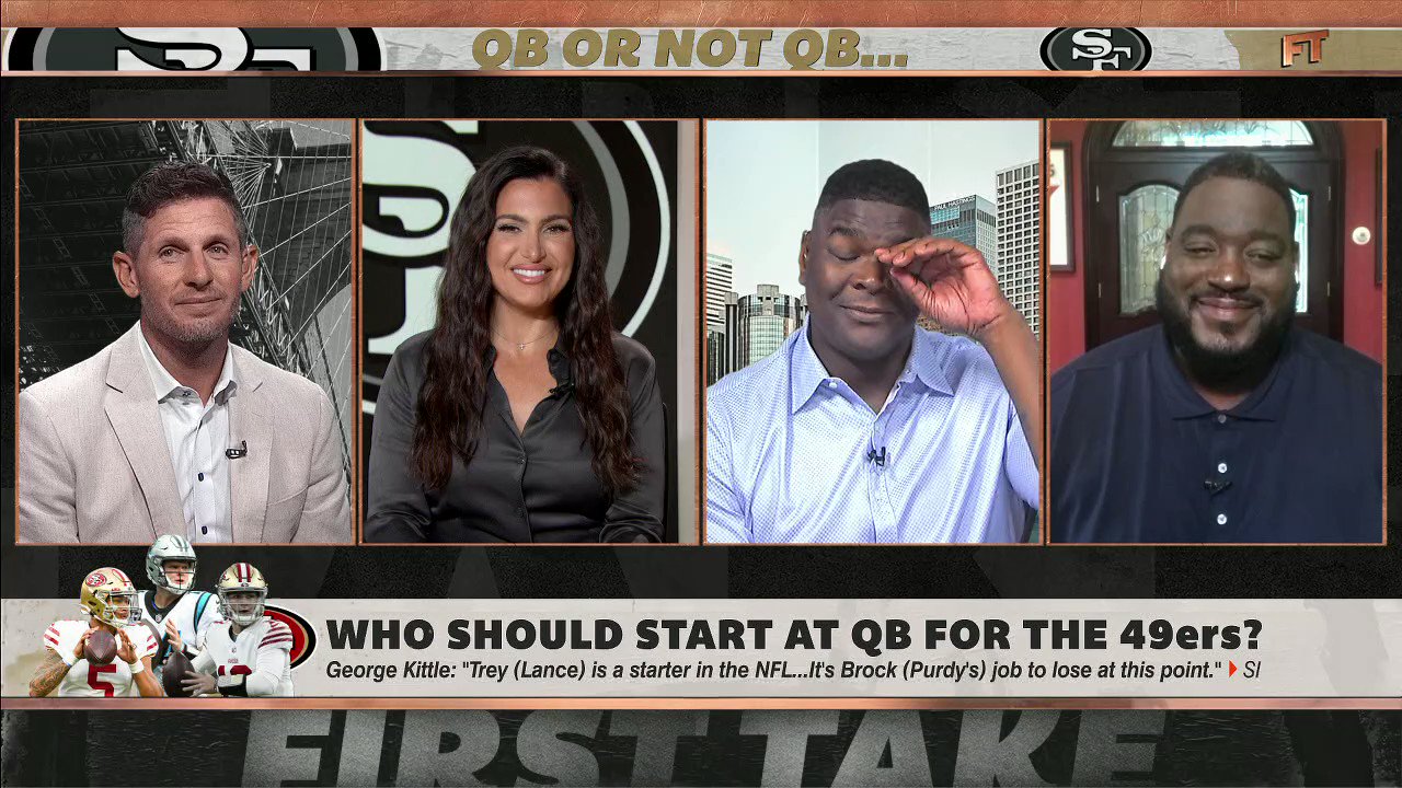 Damien Woody on Twitter: “The iPad is always live 😂 @FirstTake caught