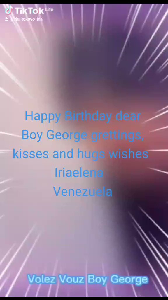 Happy birthday dear Boy George 